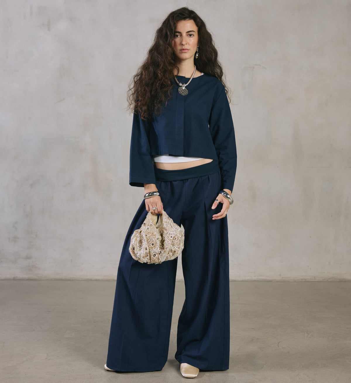 The Float Pant in handwoven khadi cotton